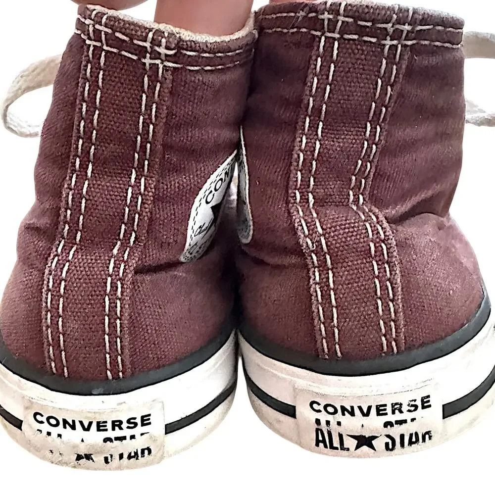 Converse Chuck Taylor All Star Toddler High Top Sneakers | Brown Canvas Sz 5